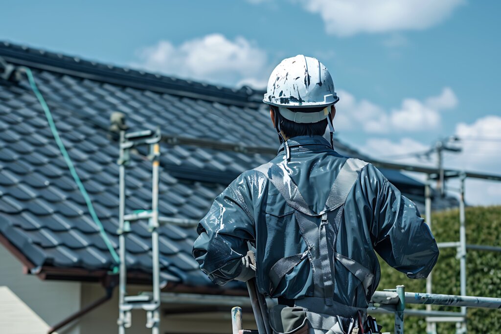 建築現場の作業員